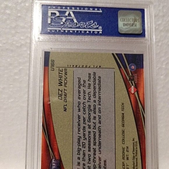 2000 COLLECTORS EDGE SUPREME #U166 DEZ WHITE ROOKIE UPDATE PSA 9 MINT SH… - Picture 5 of 11